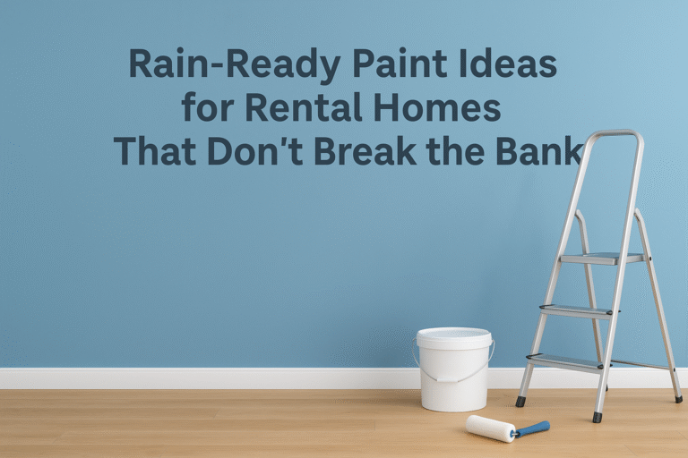 Rain ready paint
