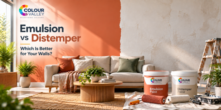 Emulsion Paint vs Distemper Which Is Better for Your Walls
