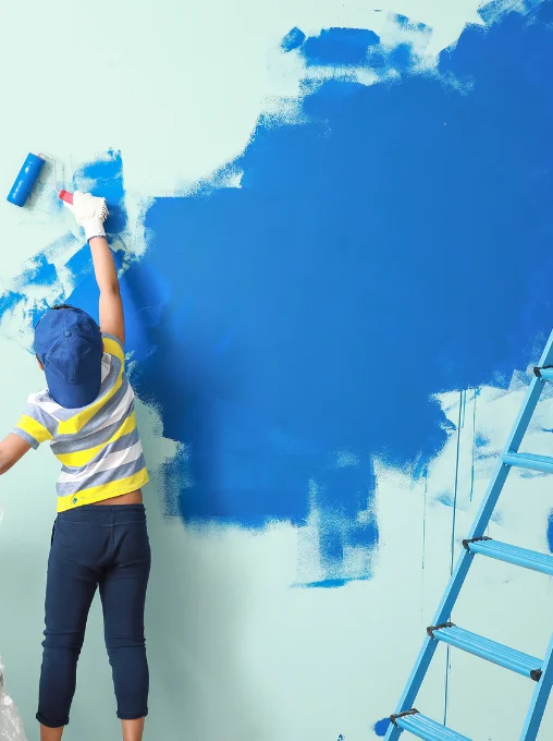 boy painting